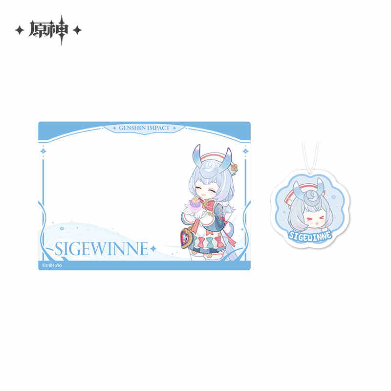 [OFFICIAL] Fragrant Fantasy Series Badge Stand Figure and Photo Card Scented Card Set - Image 8