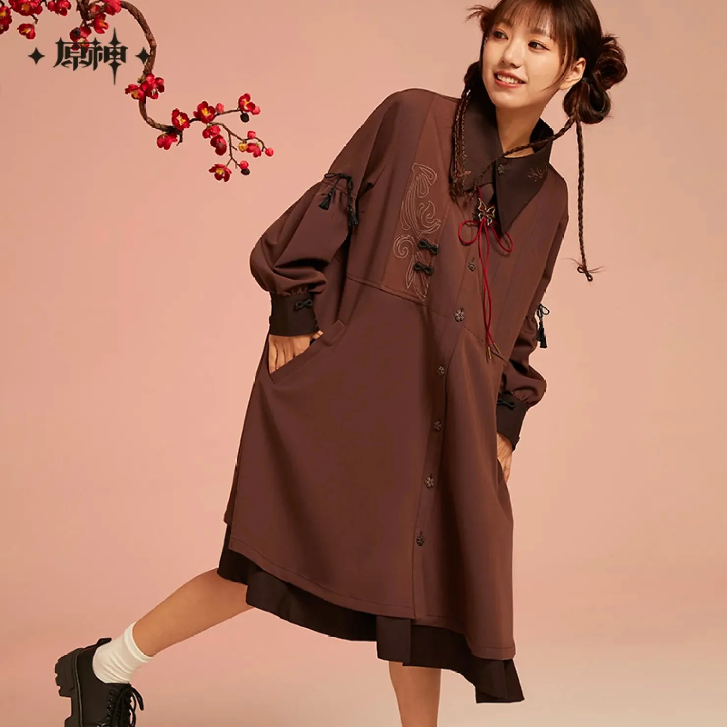 [OFFICIAL] Genshin Hu Tao Impression Apparel Series - One-Piece Dress - Image 3