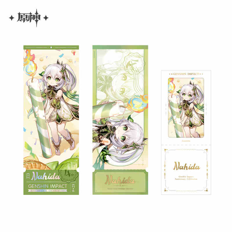 [OFFICIAL] Genshin Impact Anniversary Celebration Series Laser Collectible Ticket Set - Image 4