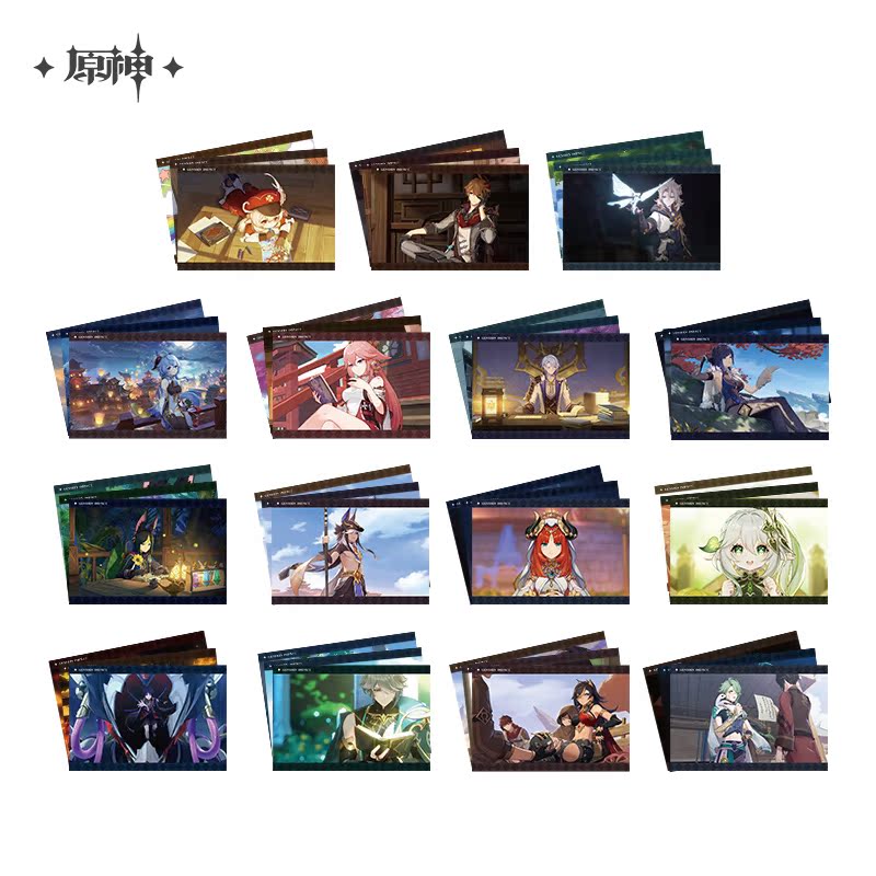 [OFFICIAL] Genshin Impact Character PV Series Photo Cards Set