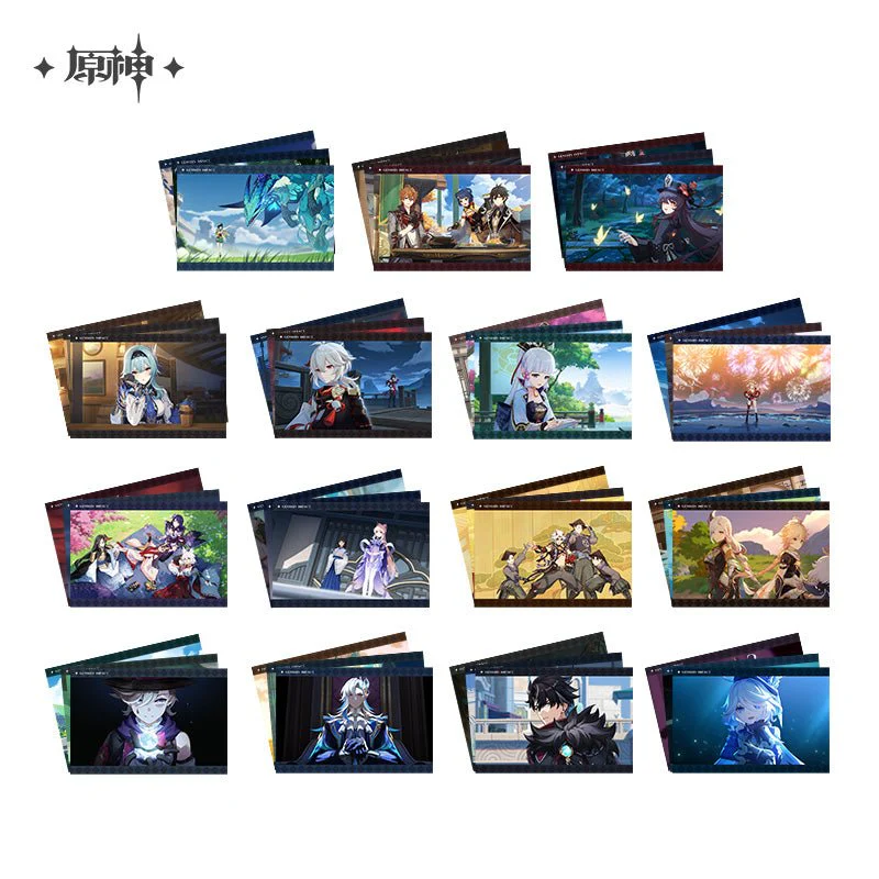 [OFFICIAL] Genshin Impact Character PV Series Photo Cards Set - Image 2