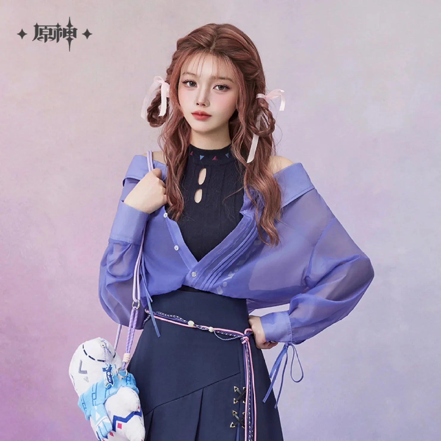 [OFFICIAL] Genshin Impact Citlali Impression Series Clothes - Shirt Knit Vest Set - Image 3