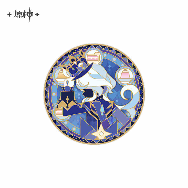 [OFFICIAL] Iridescent Arataki Rockin Tour Themed Metal Badge - Image 2