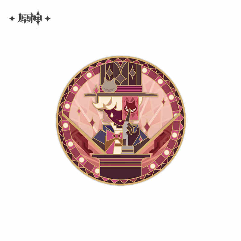 [OFFICIAL] Iridescent Arataki Rockin Tour Themed Metal Badge - Image 5