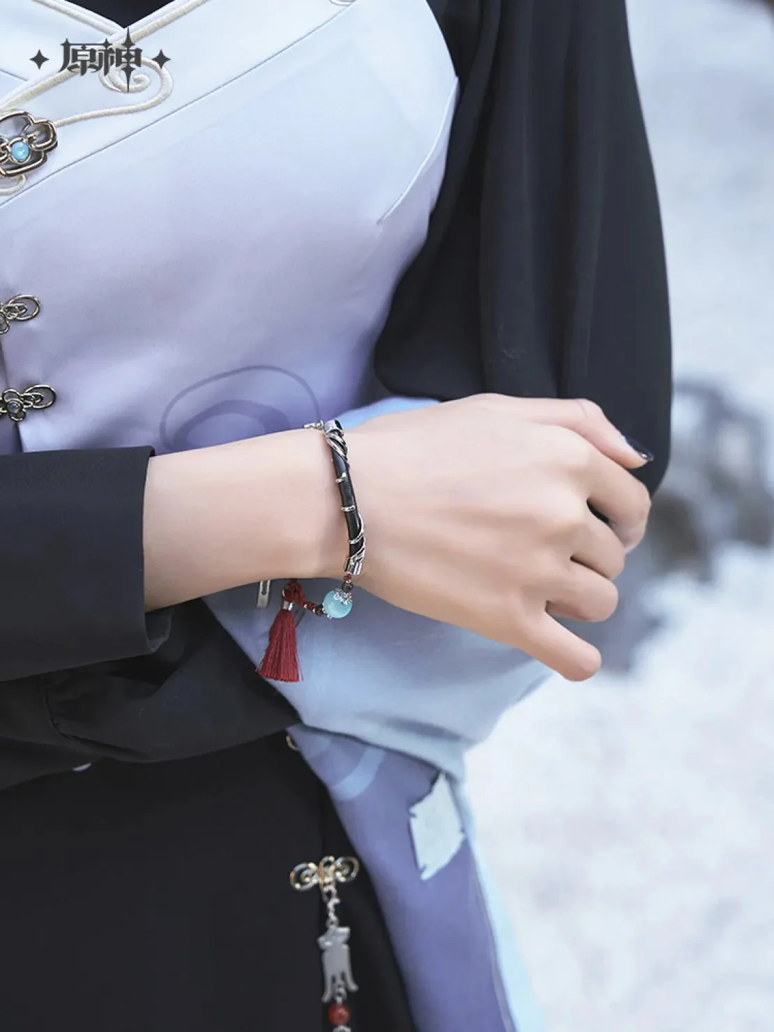 [OFFICIAL] Genshin Impact Shenhe Impression Series Clothes and Accessories - Bracelets/ Decor Hair Combs - Image 3