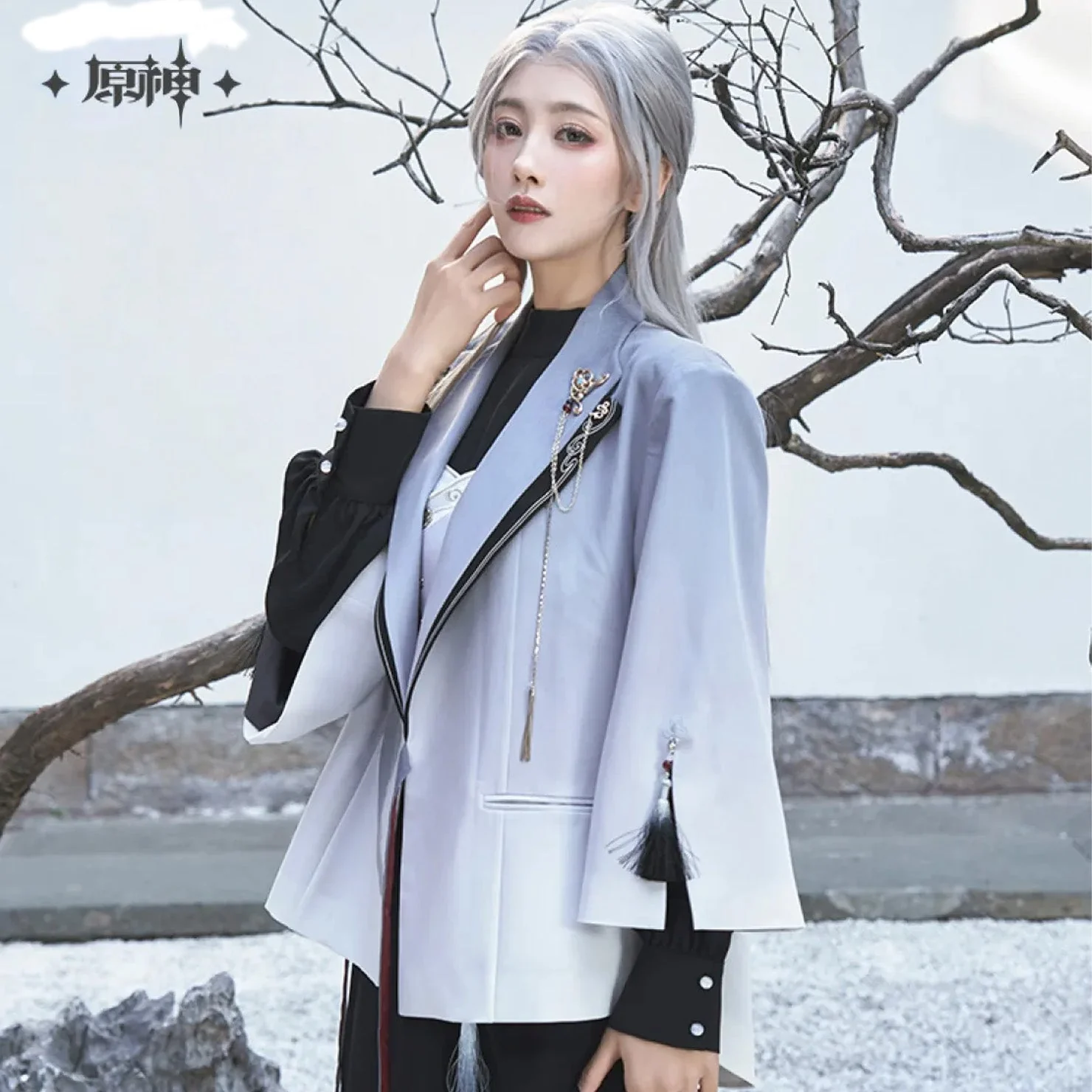 [OFFICIAL] Genshin Impact Shenhe Impression Series Clothes and Accessories - Casual Jacket