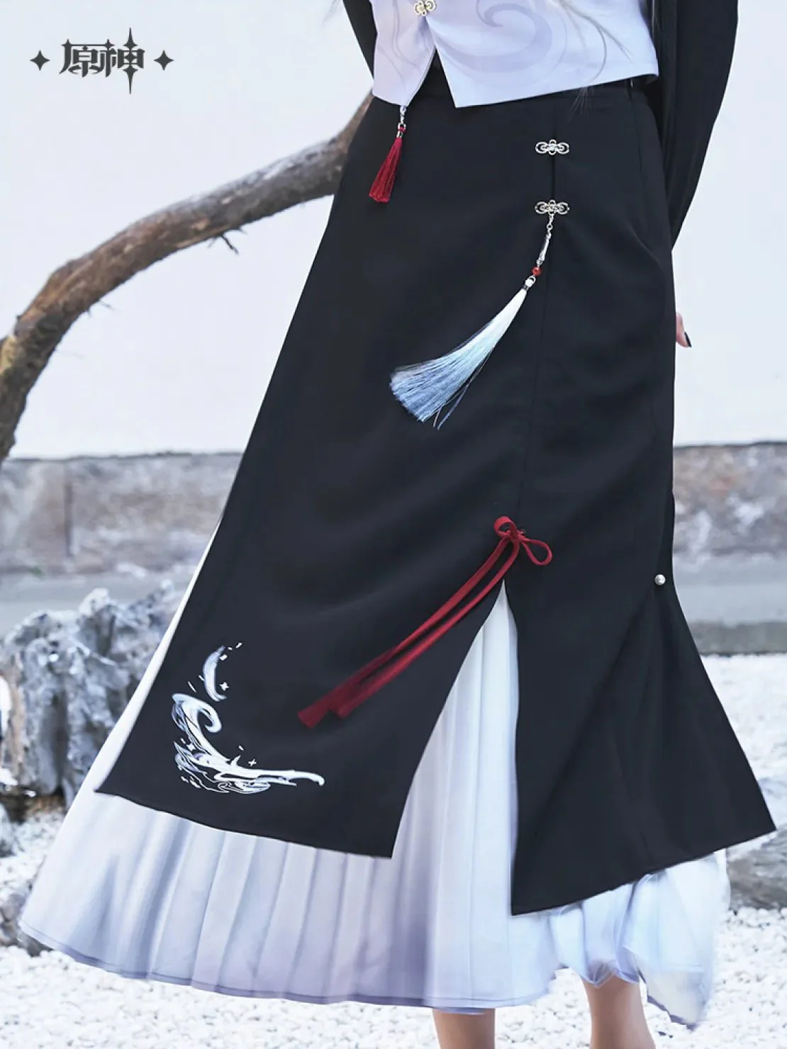 [OFFICIAL] Genshin Impact Shenhe Impression Series Clothes and Accessories - Midi Skirt - Image 5