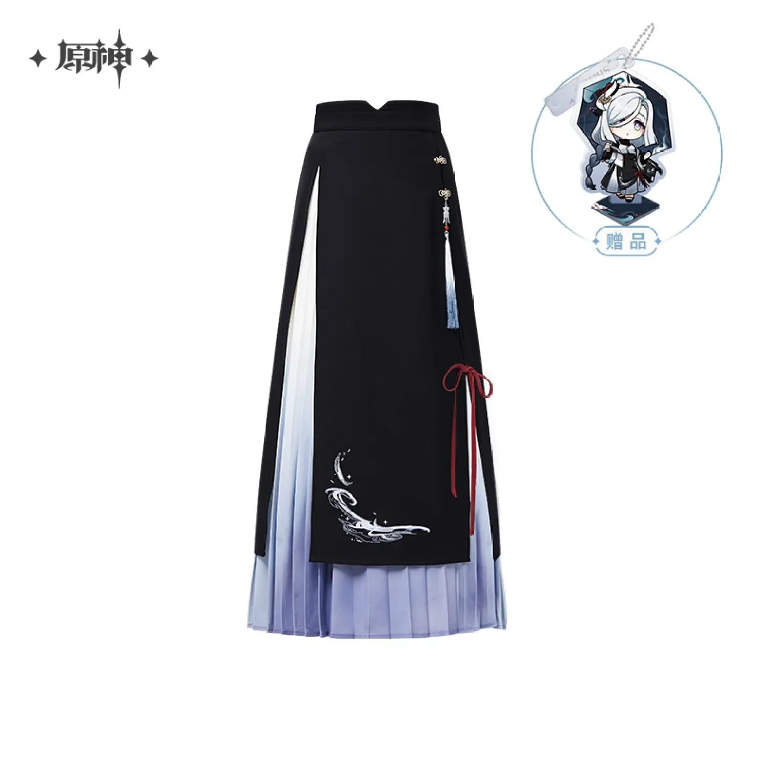 [OFFICIAL] Genshin Impact Shenhe Impression Series Clothes and Accessories - Midi Skirt - Image 6
