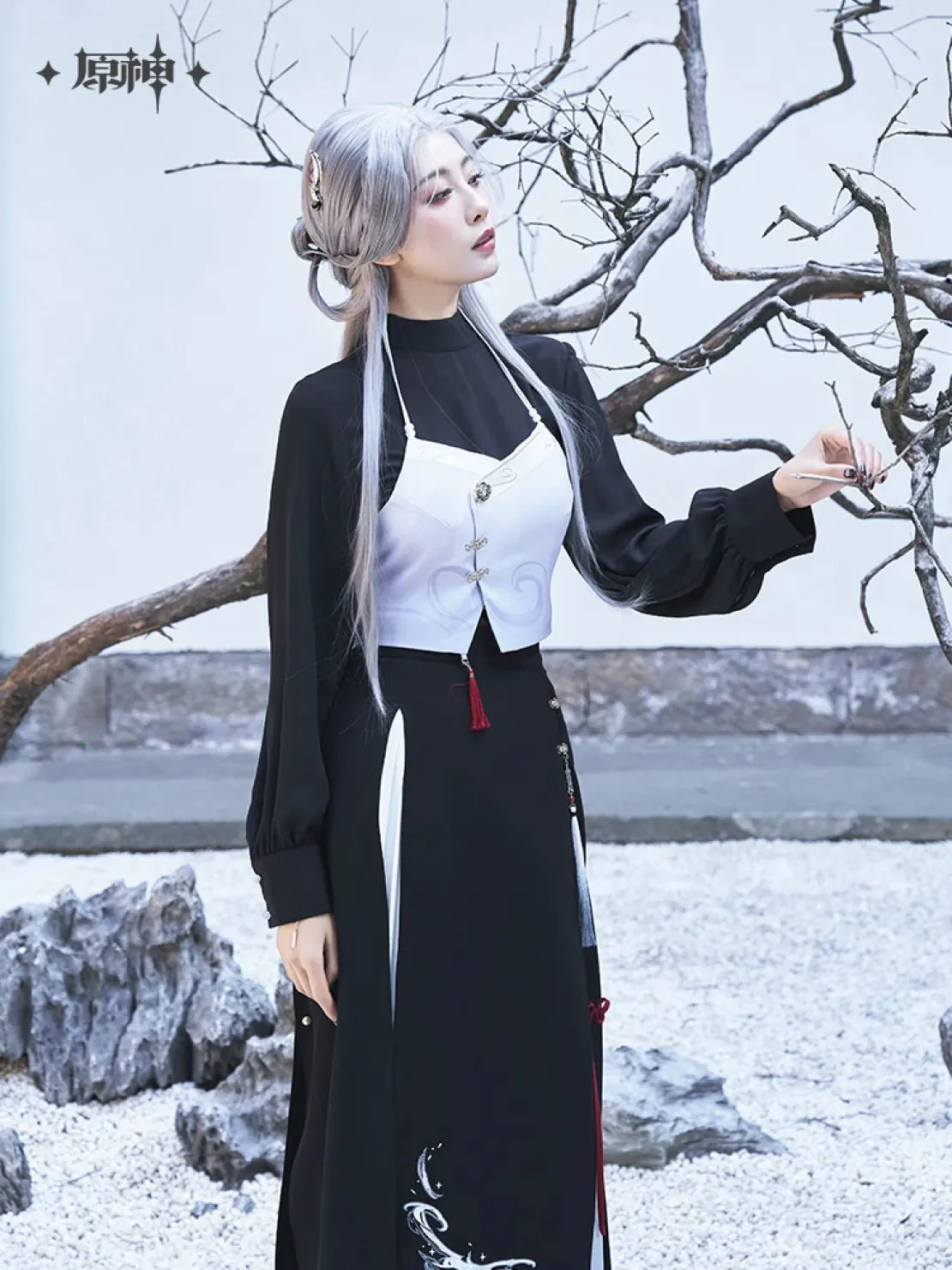 [OFFICIAL] Genshin Impact Shenhe Impression Series Clothes and Accessories - Vest Set - Image 2