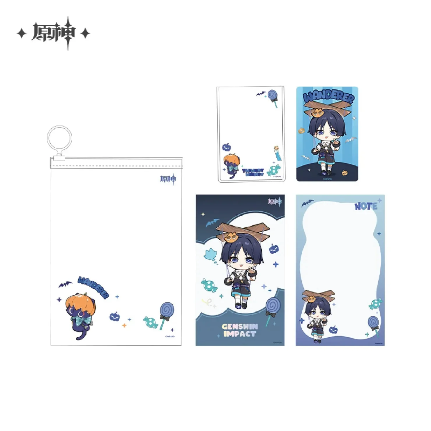 [OFFICIAL] Genshin Impact Twilight Whimsy Series Stationery Set - Image 3