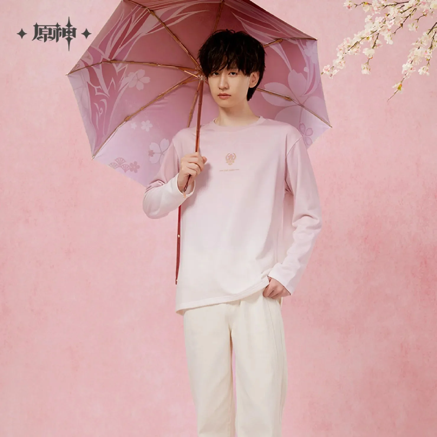 [OFFICIAL] Yae Miko Impression Series - Gradient Color Long Sleeved T Shirt - Image 5