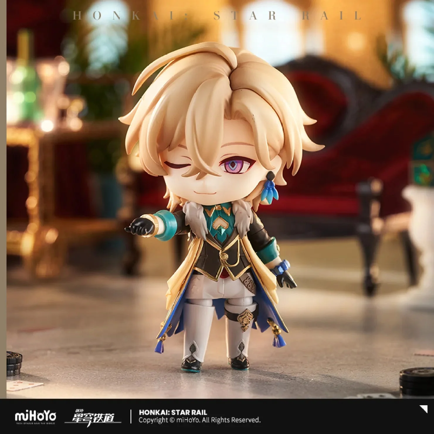 [OFFICIAL] Honkai Star Rail Aventurine Chibi Nendoroid Figure - Image 2