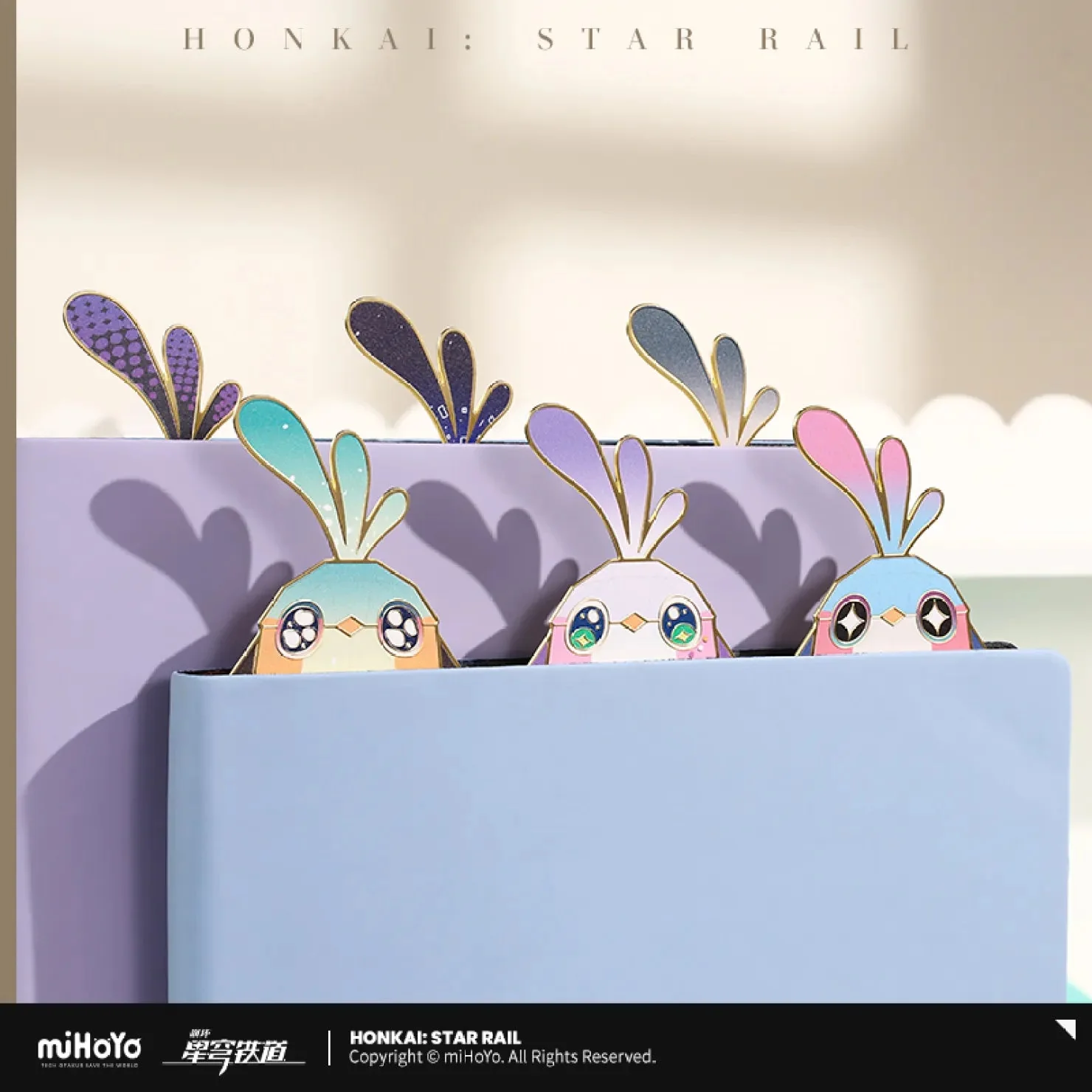 [OFFICIAL] Honkai Star Rail Character Origami Birds Metal Bookmark - Image 2