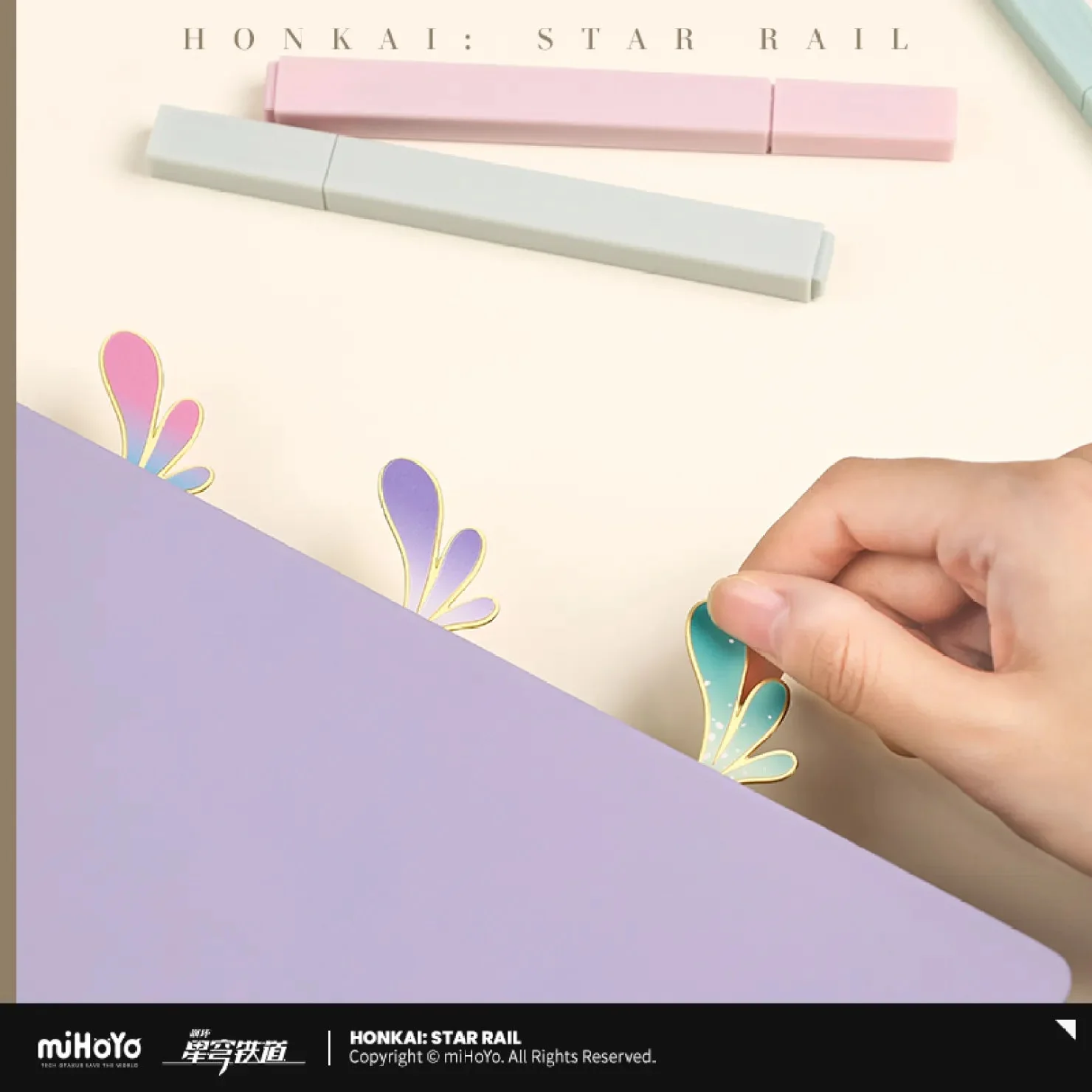 [OFFICIAL] Honkai Star Rail Character Origami Birds Metal Bookmark - Image 3