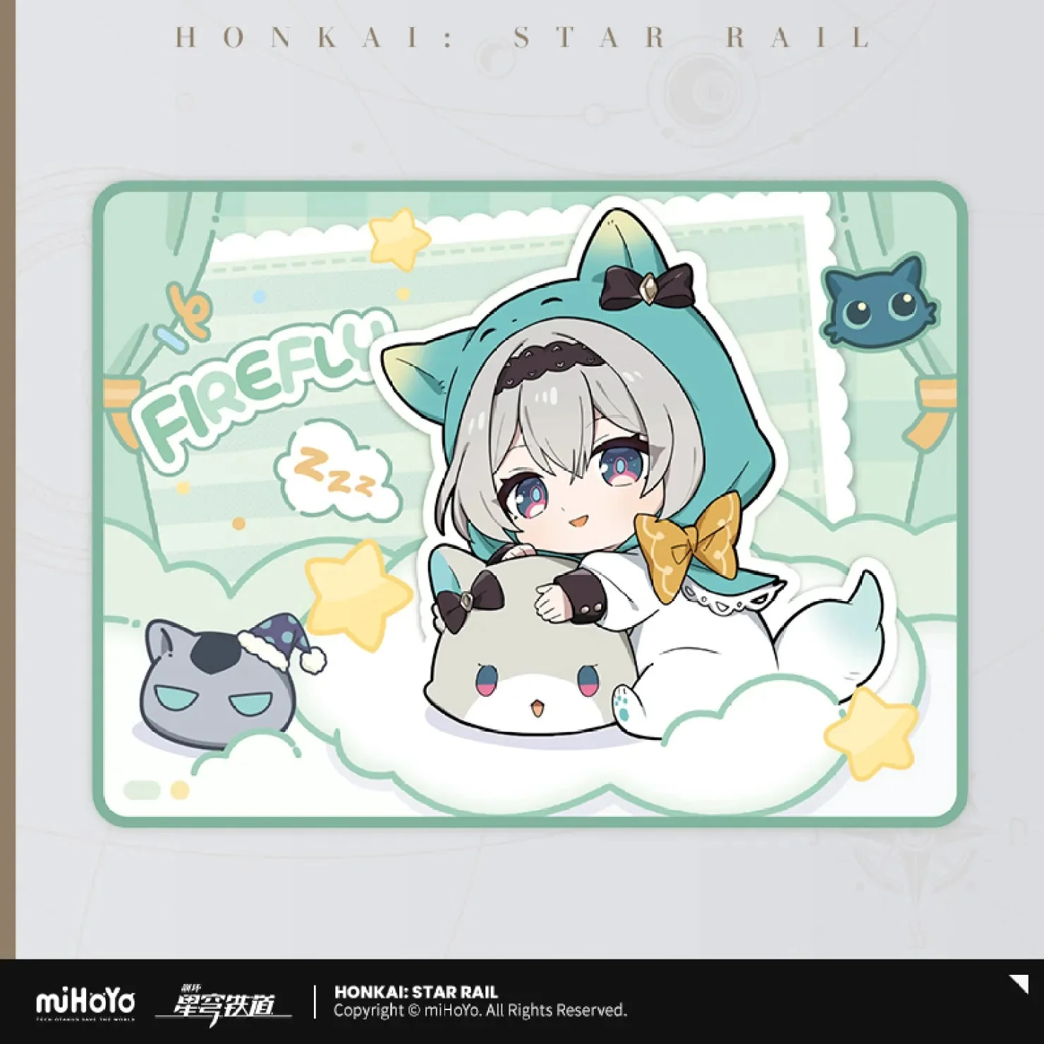 [OFFICIAL] Honkai Star Rail Girls Dormitory Chibi Series Home Plush Blanket - Image 4
