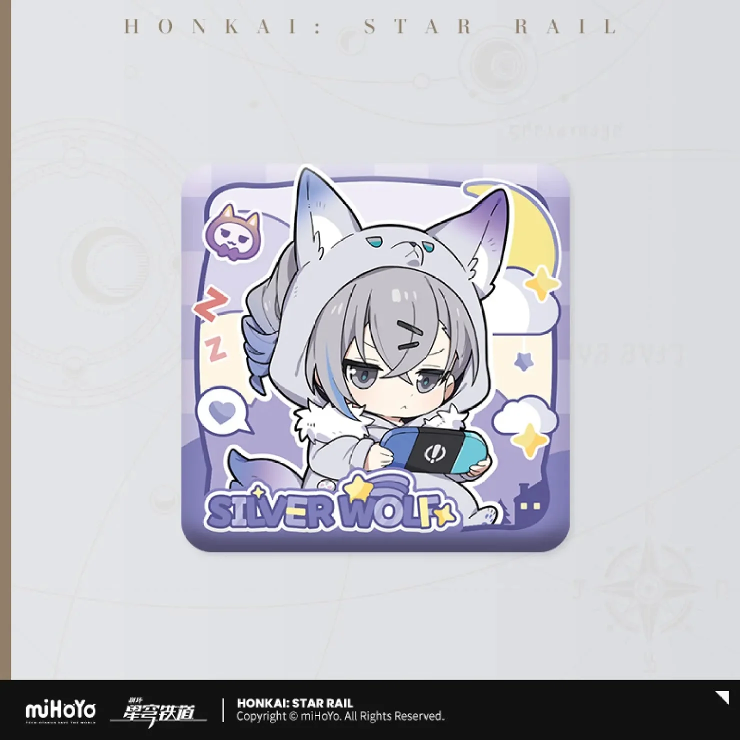 [OFFICIAL] Honkai Star Rail Girls Dormitory Chibi Series Square Badge - Image 3