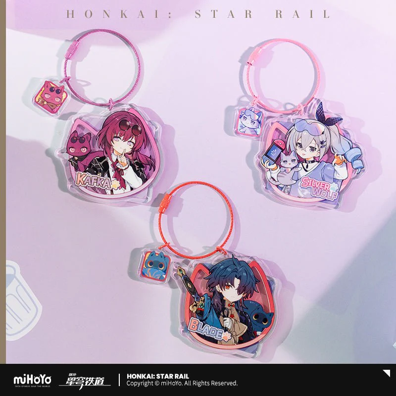 [OFFICIAL] Honkai Star Rail Little Kitten Series Acrylic Keychain - Image 3