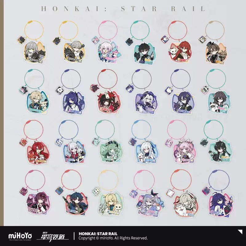 [OFFICIAL] Honkai Star Rail Little Kitten Series Acrylic Keychain - Image 4