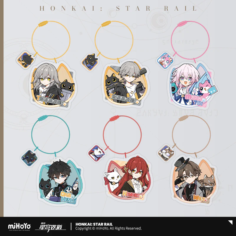 [OFFICIAL] Honkai Star Rail Little Kitten Series Acrylic Keychain - Image 5