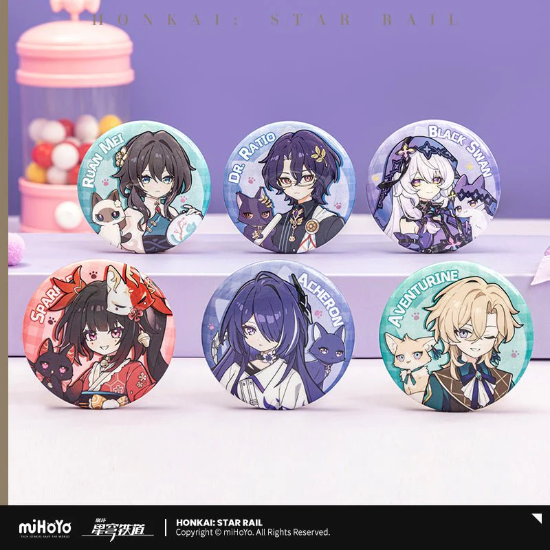 [OFFICIAL] Honkai Star Rail Little Kitten Series Badge