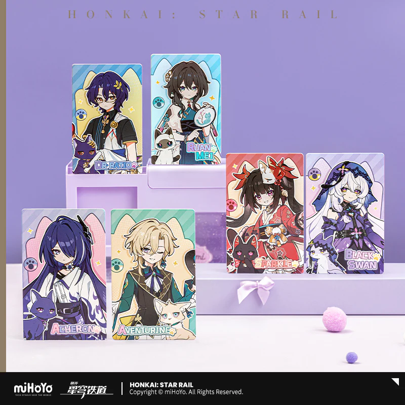 [OFFICIAL] Honkai Star Rail Little Kitten Series Collectable Laser Ticket