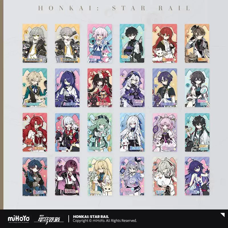 [OFFICIAL] Honkai Star Rail Little Kitten Series Collectable Laser Ticket - Image 7