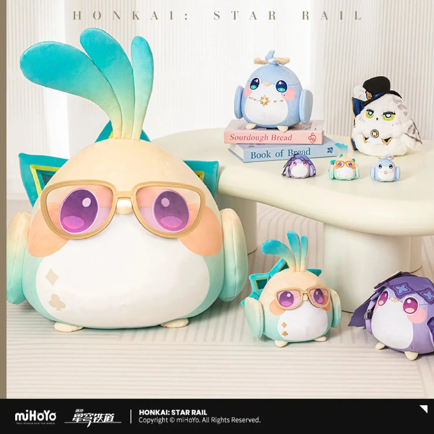 [OFFICIAL] Honkai Star Rail Owlbert's Studio Series Character Origami Birds Plush Toy - Image 2