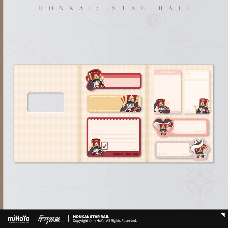 [OFFICIAL] Honkai Star Rail Pom-Pom's Exhibition Hall Sticky Notes - Image 3