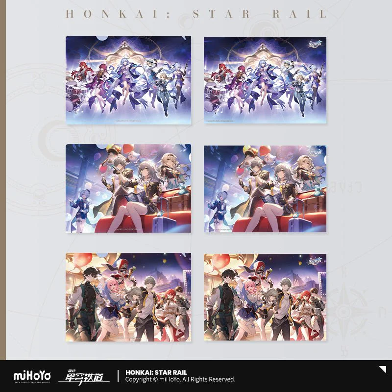 [OFFICIAL] Honkai Star Rail Theme Series Folder Poster Set