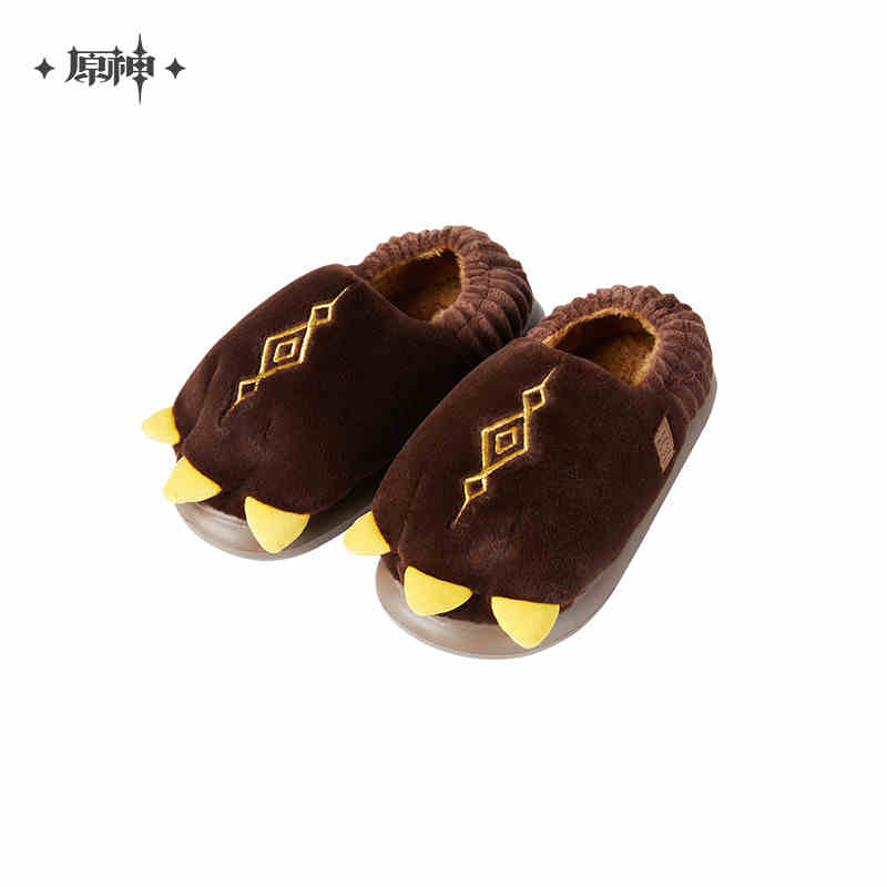[OFFICIAL] Zhongli Impression Homewear Series Rex Lapis Plush Slippers - Image 6