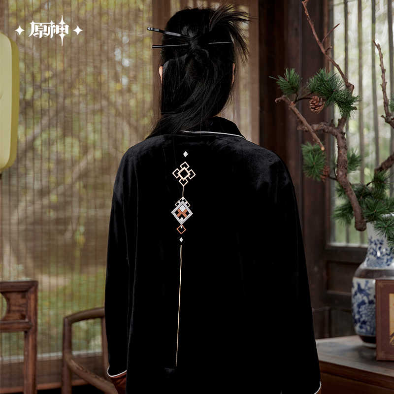 [OFFICIAL] Zhongli Impression Homewear Series Velvet Pajama Set - Image 5